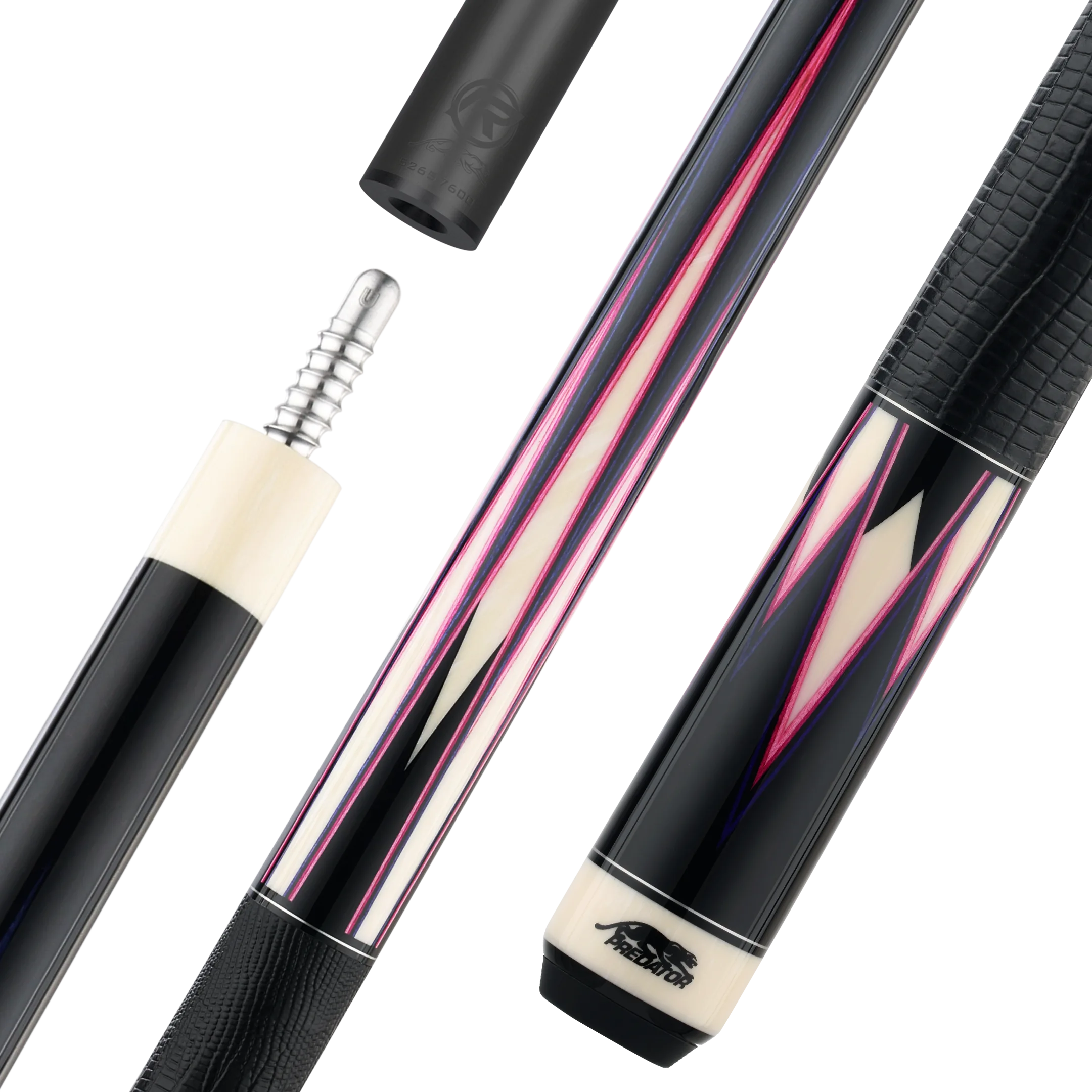 predator-true-splice-16-poolqueue-ebony-lila-pink-leder image 1