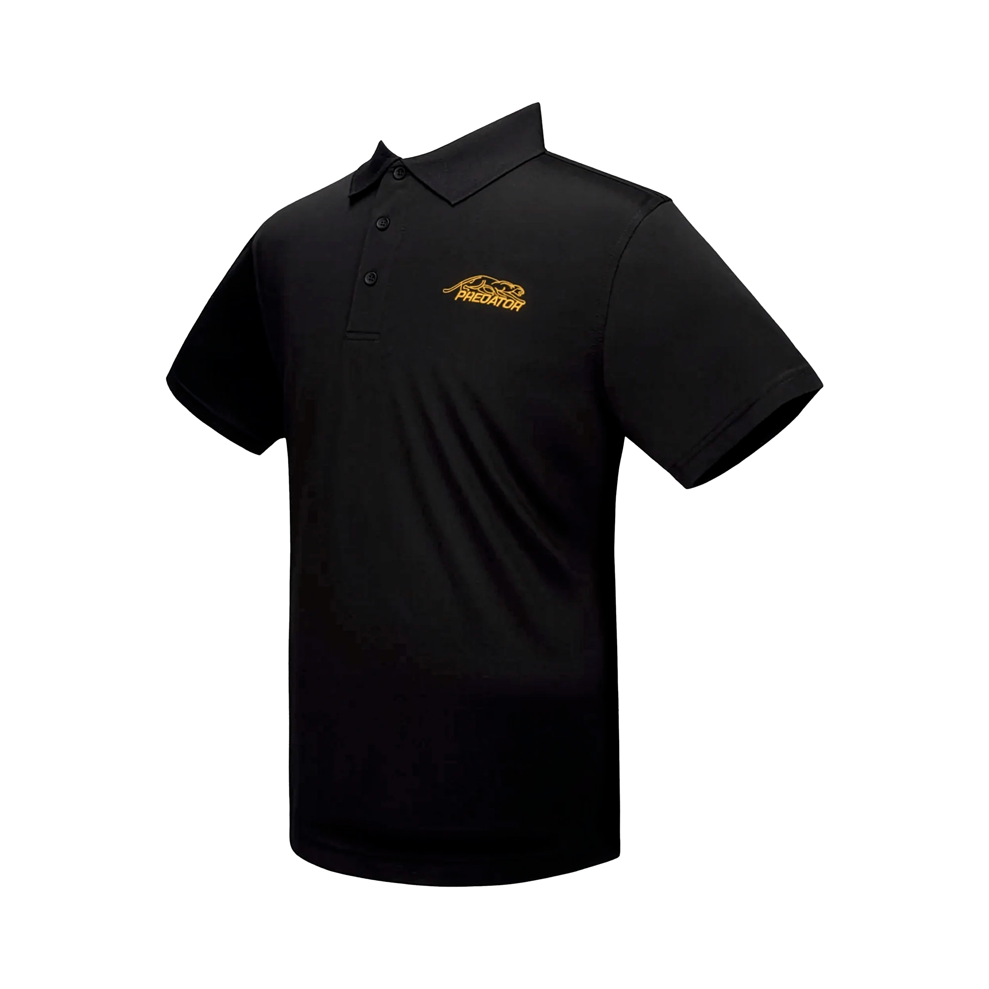 predator-one-quick-dry-polo-schwarz-billard-shirt image 1