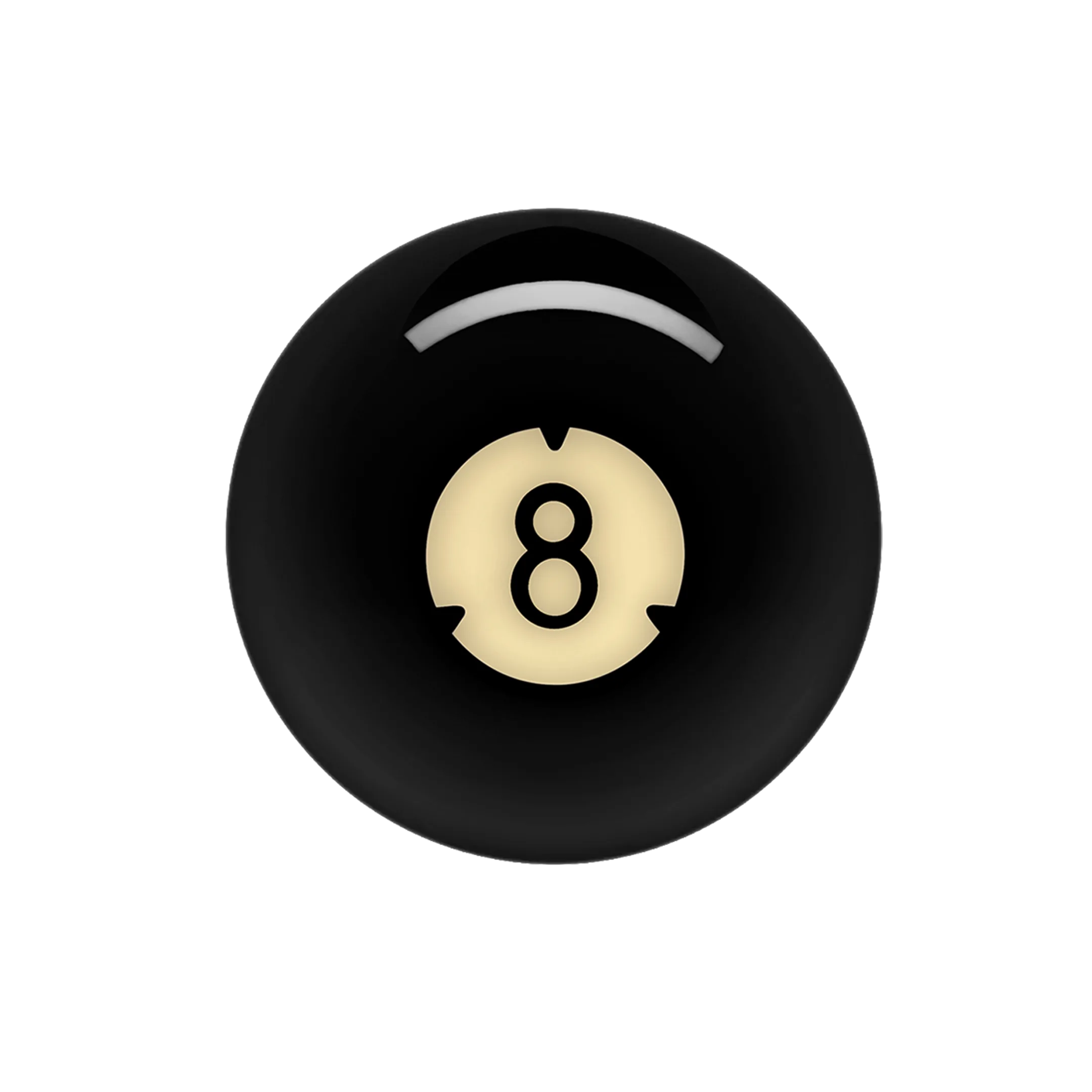 predator-arcos-ii-8-ball-ersatzkugel-pool-schwarz image 1