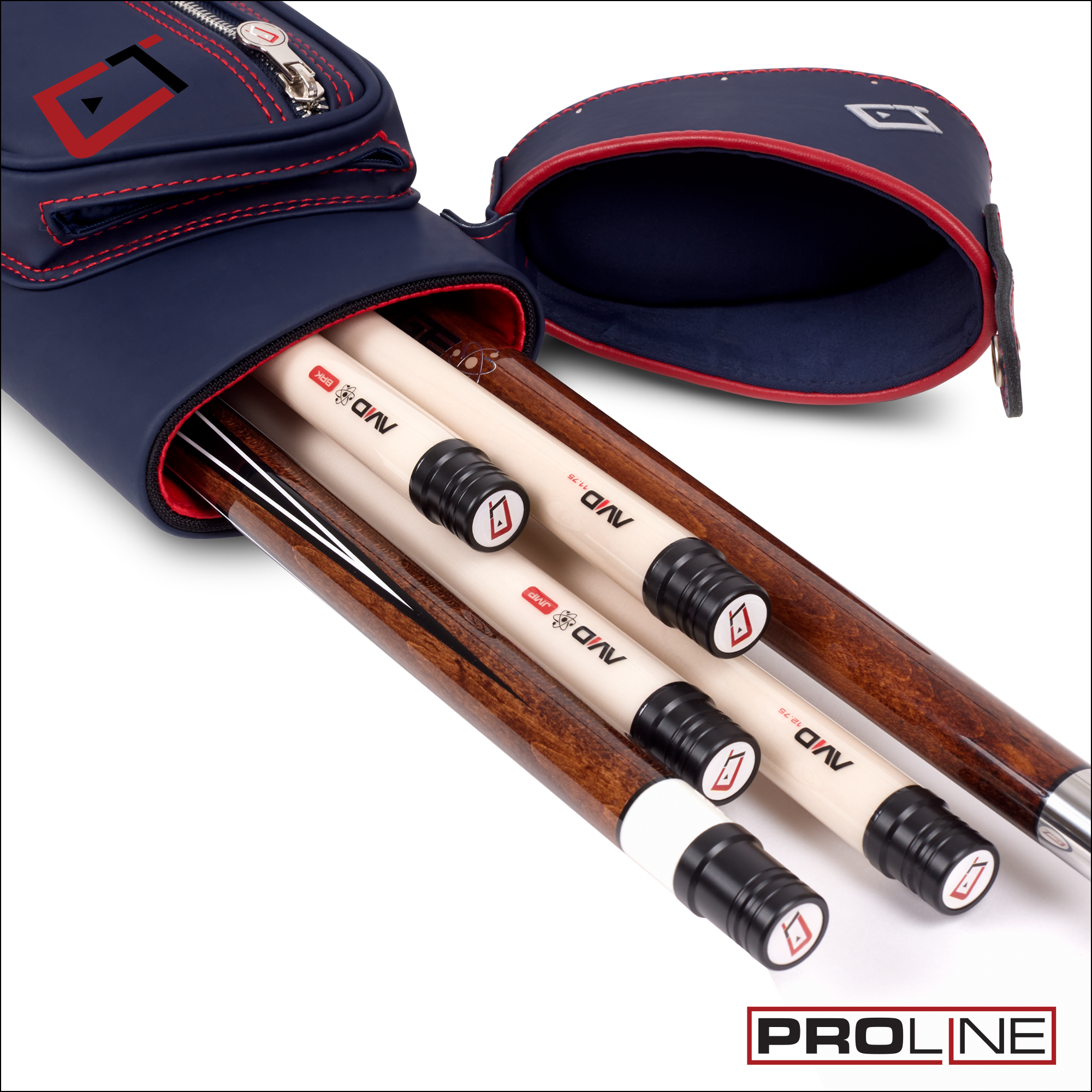 cuetec-pro-line-navy-2x4-hard-case-billardkoffer image 2
