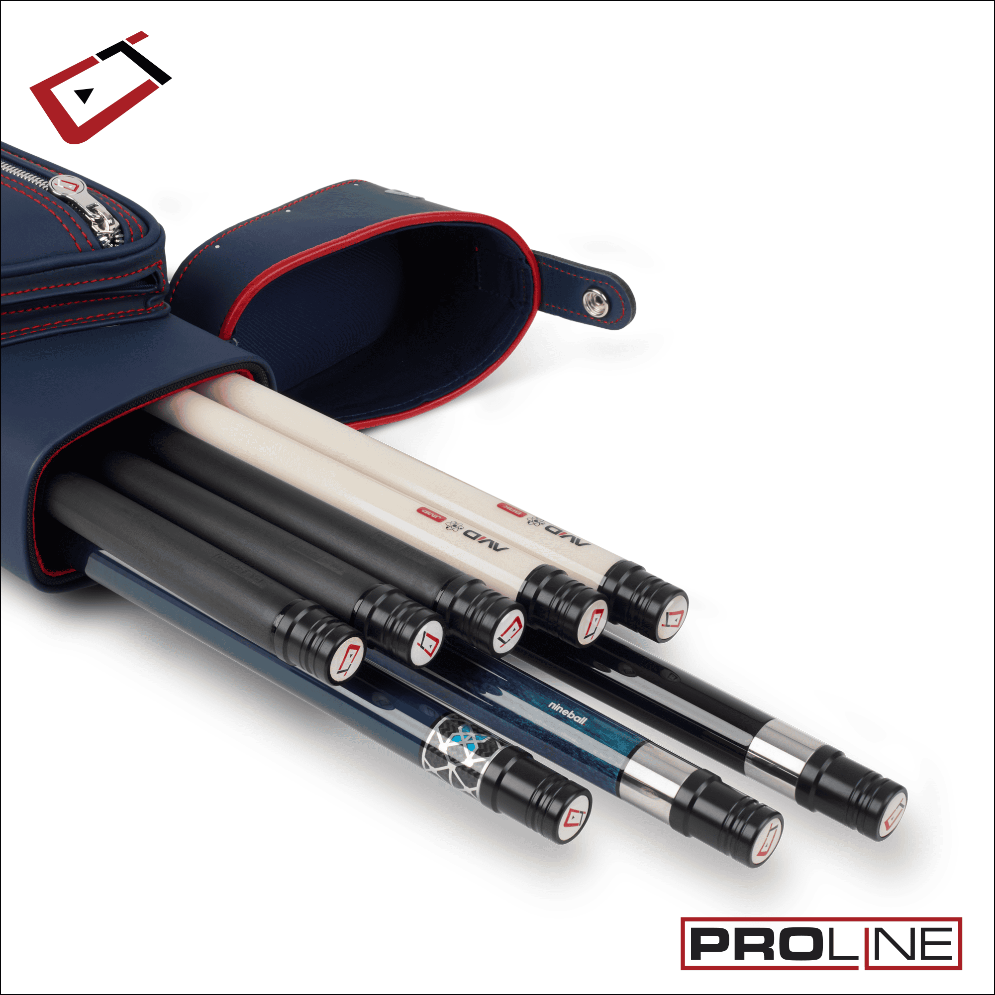 cuetec-pro-line-navy-3x5-hard-case-queue-tasche image 2