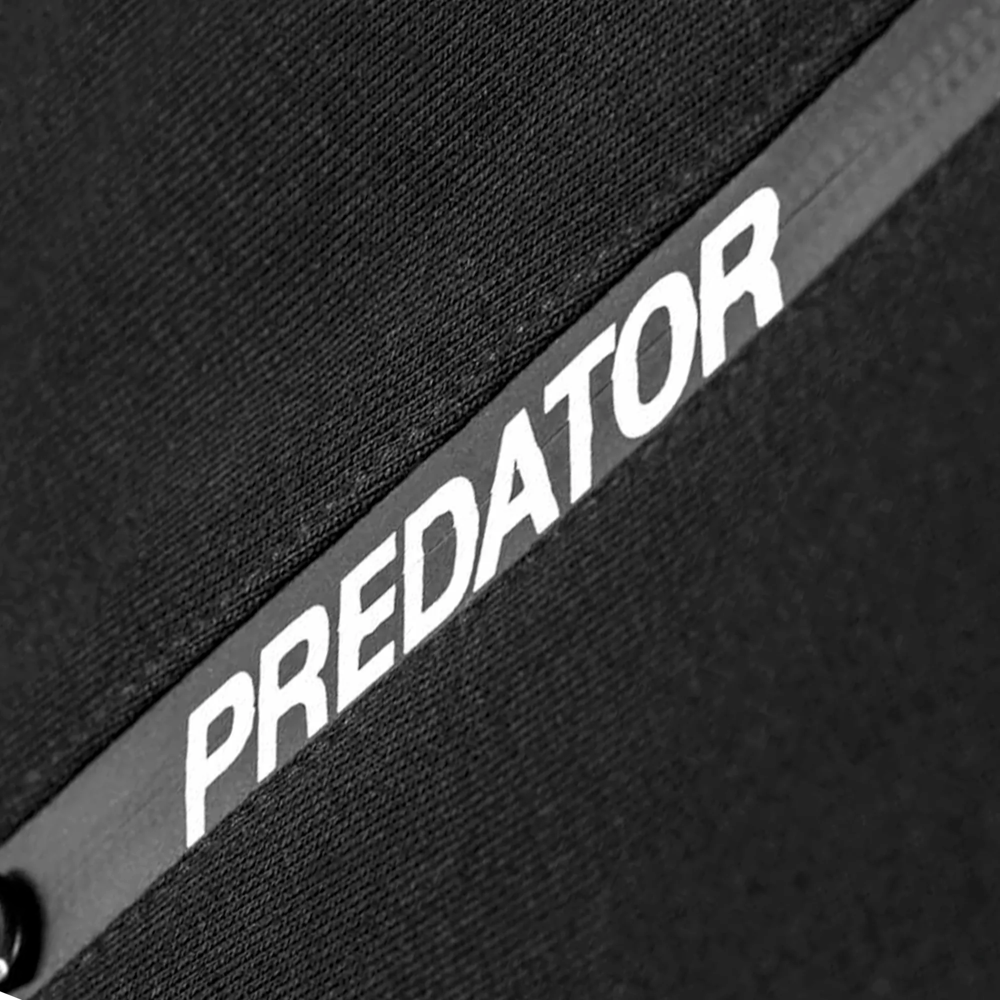 predator-one-black-cat-polohemd-schwarz-quarter-zip-baumwolle image 5