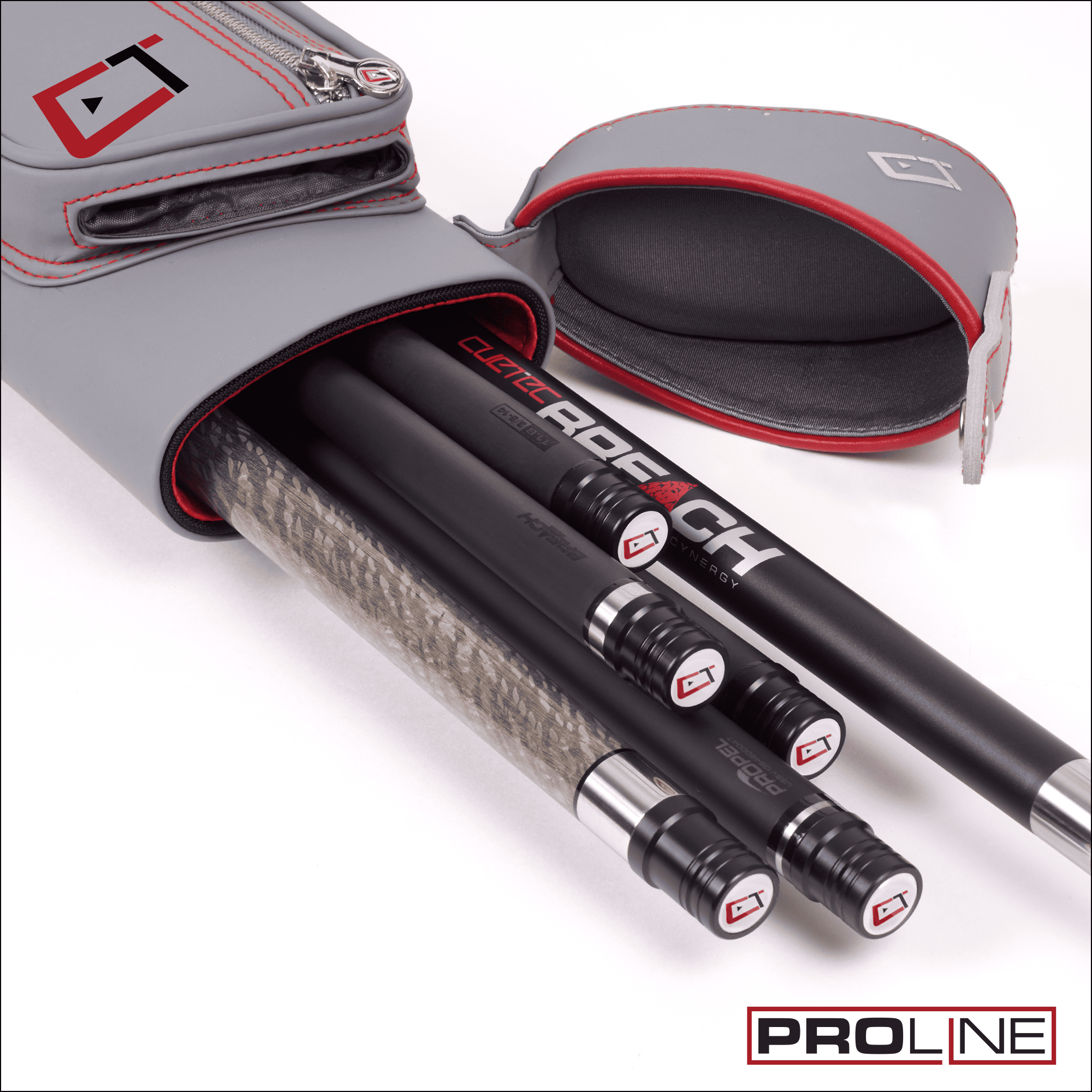 cuetec-pro-line-gray-2x4-hard-case-billardkoffer image 2