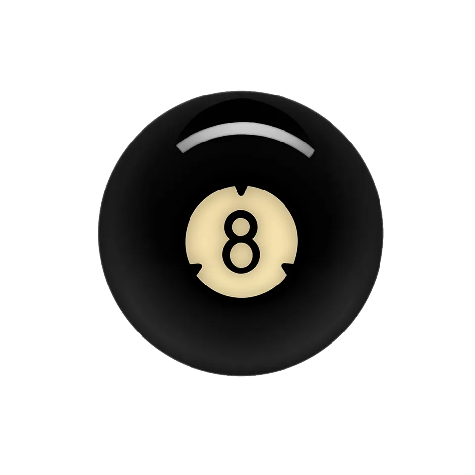 predator-arcos-ii-8-ball-ersatzkugel-pool-schwarz image 1