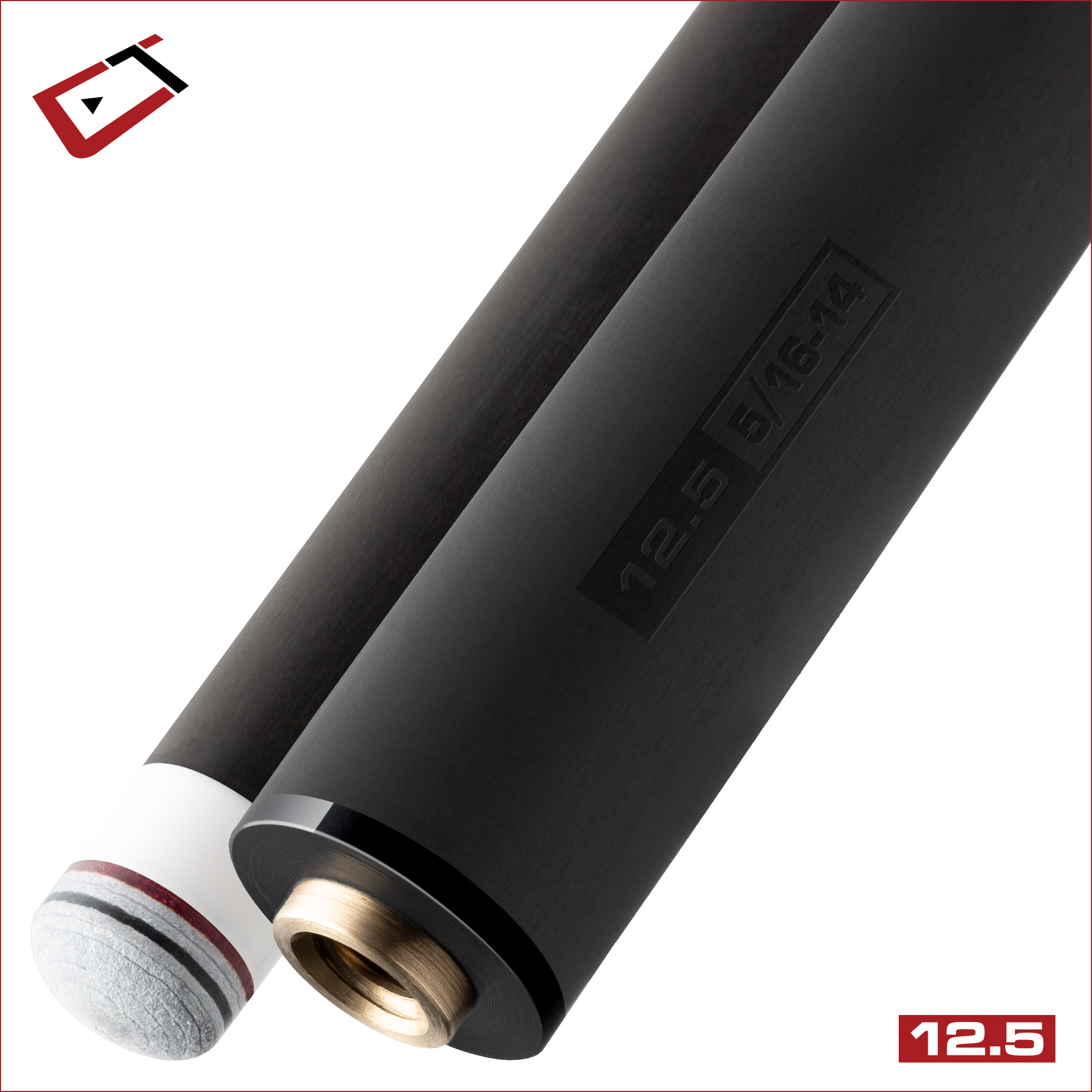 cuetec-cynergy-5-16x14-12-5mm-oberteil-carbon-ld image 1