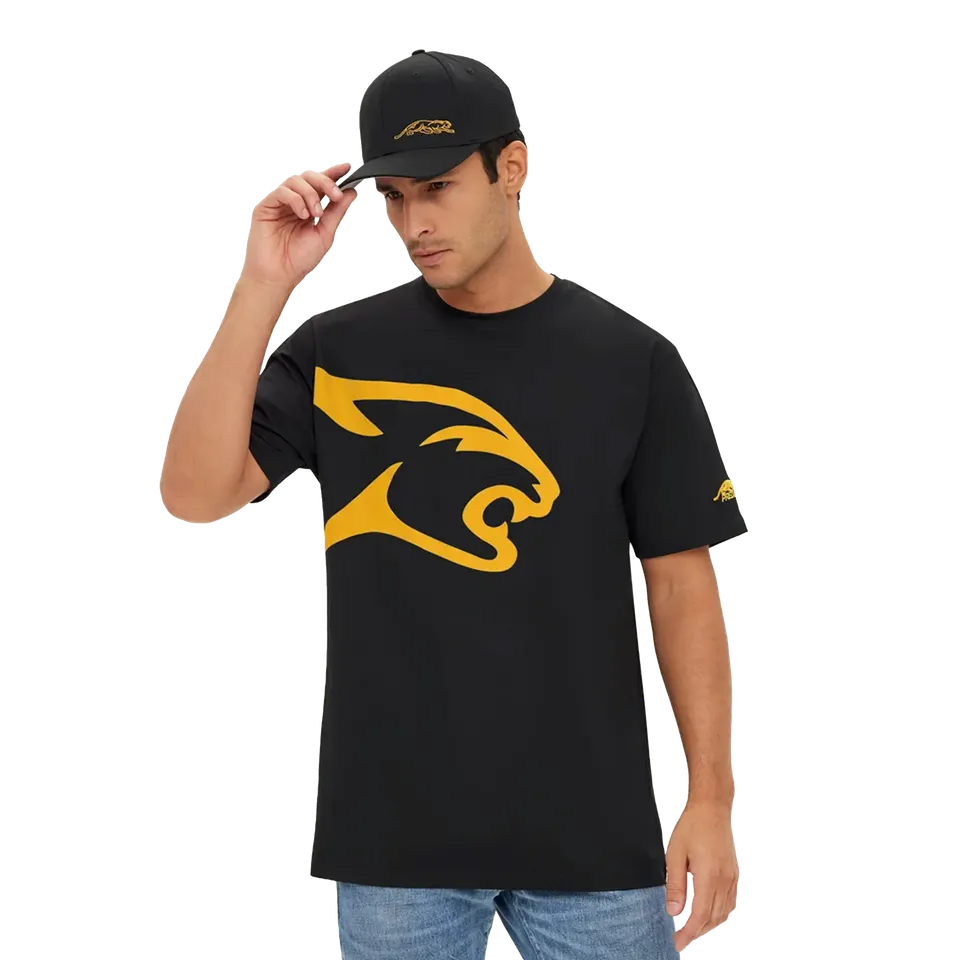 predator-cat-head-t-shirt-schwarz-baumwolle image 1