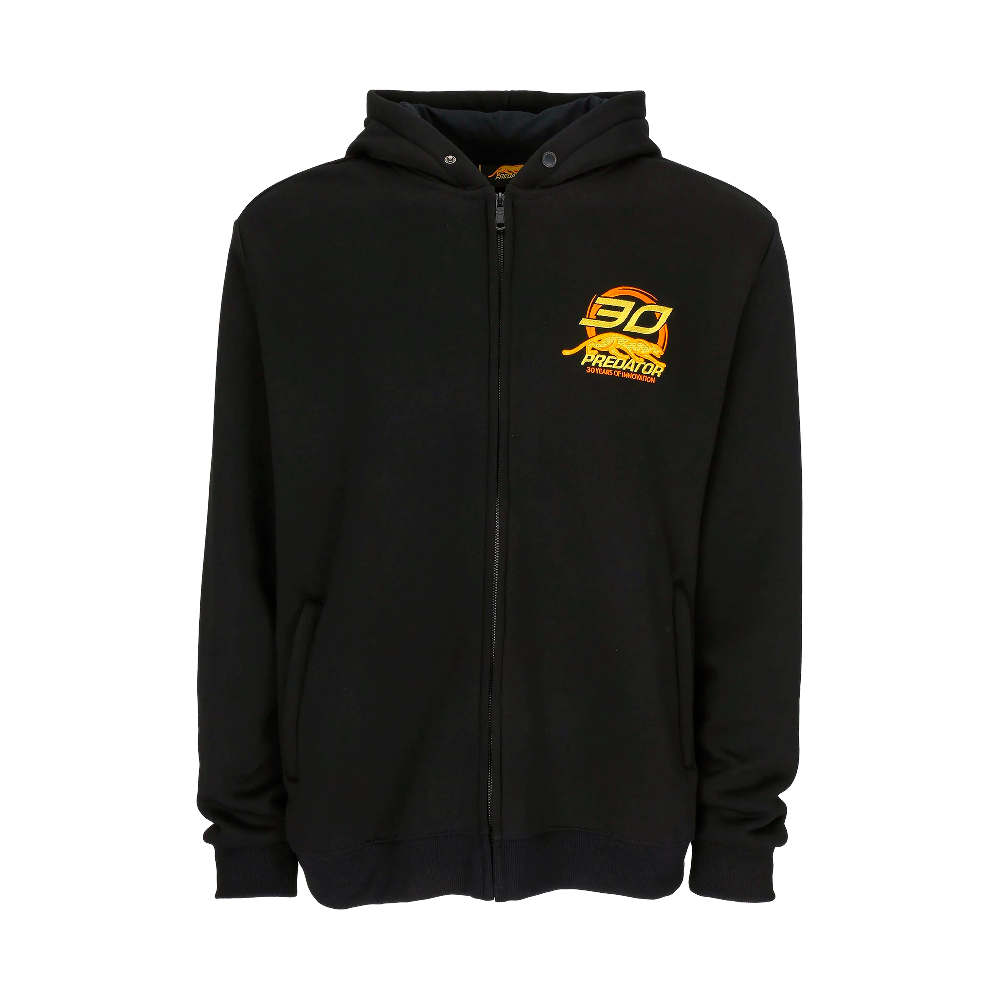 predator-one-30th-anniversary-zip-hoodie-black-gold image 2