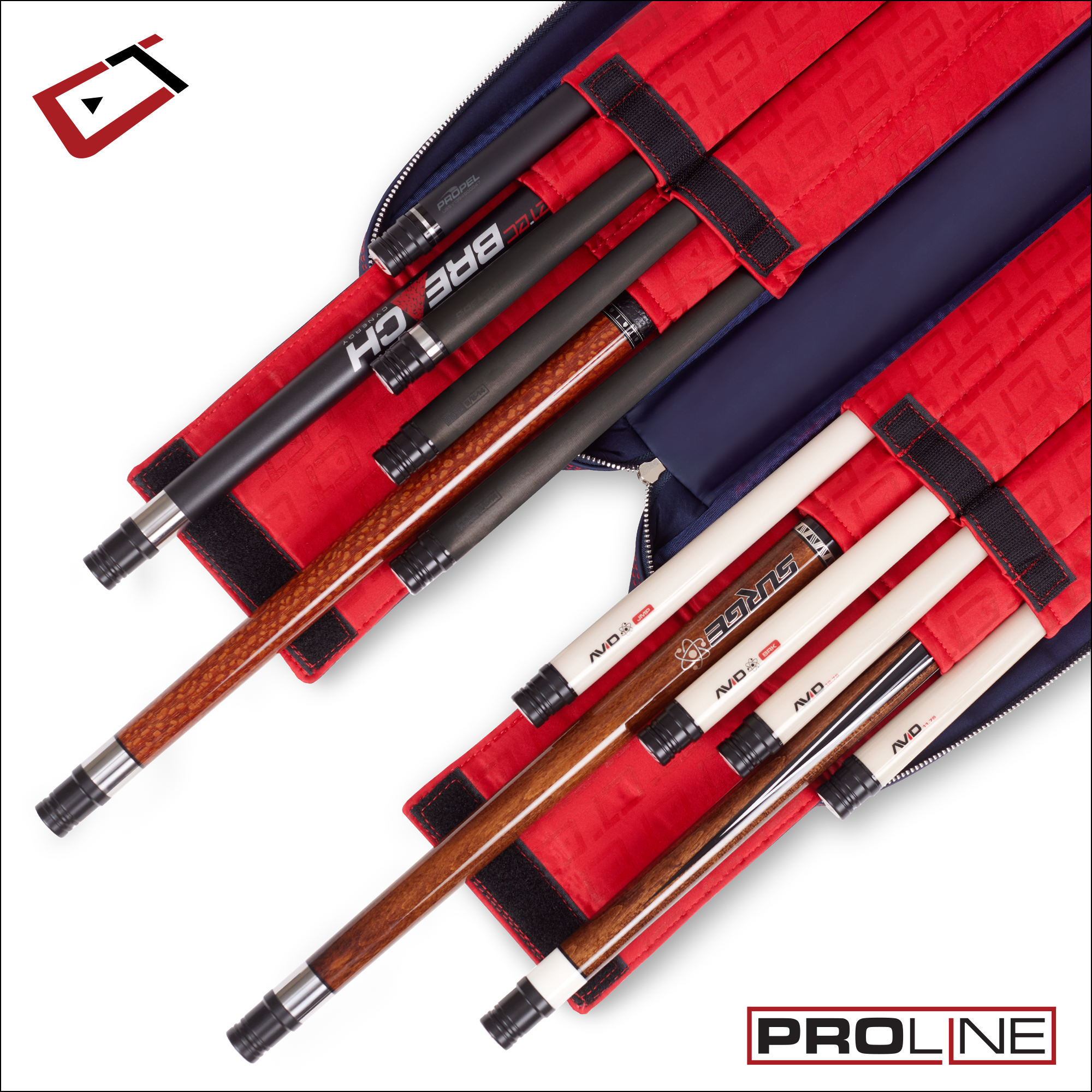 cuetec-pro-line-navy-4x8-queue-tasche-f-r-4-oberteile image 7
