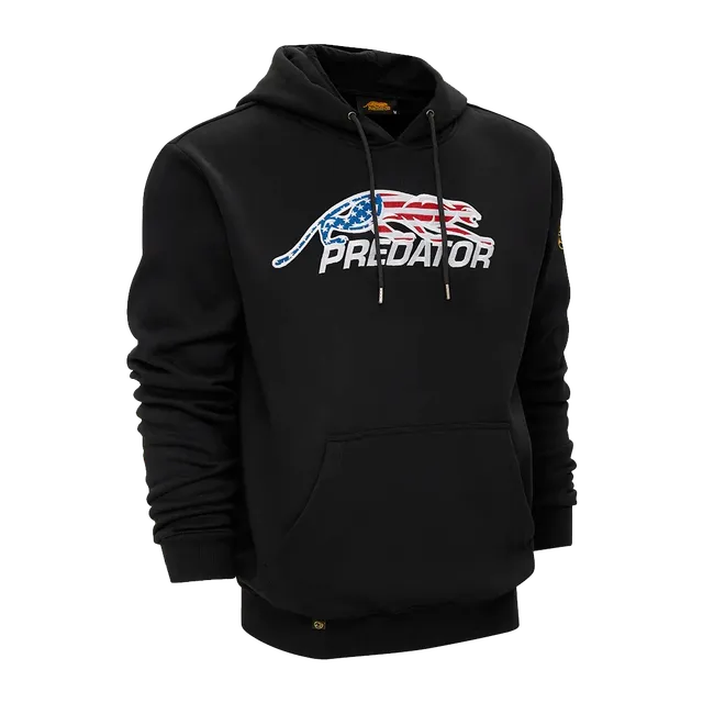 predator-one-og-usa-cat-hoodie-schwarz-kapuzenpullover-baumwolle image 1
