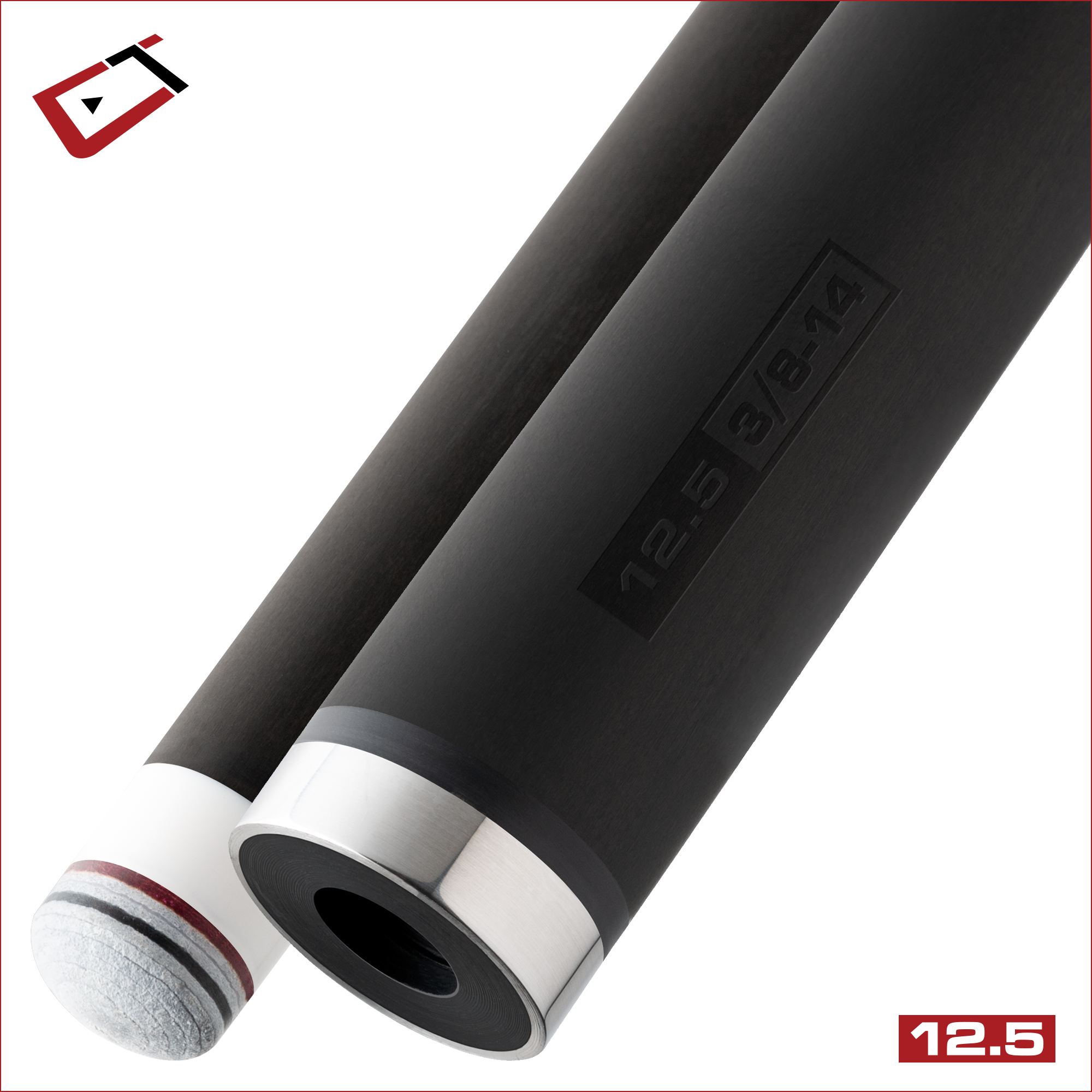 cuetec-cynergy-3-8x14-12-5mm-oberteil-carbon-low-deflection image 1