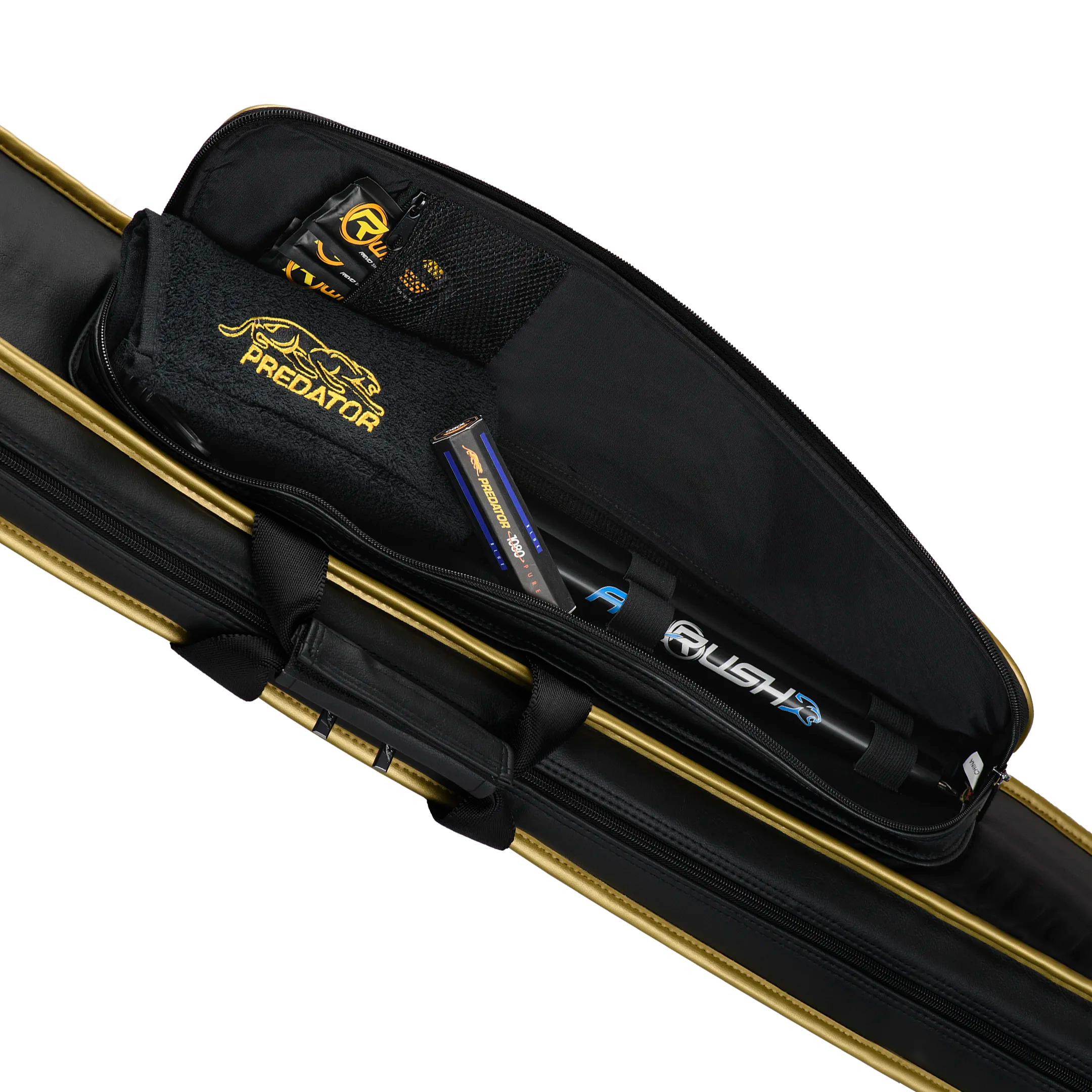 predator-one-roadline-queue-koffer-4x8-black-gold image 2