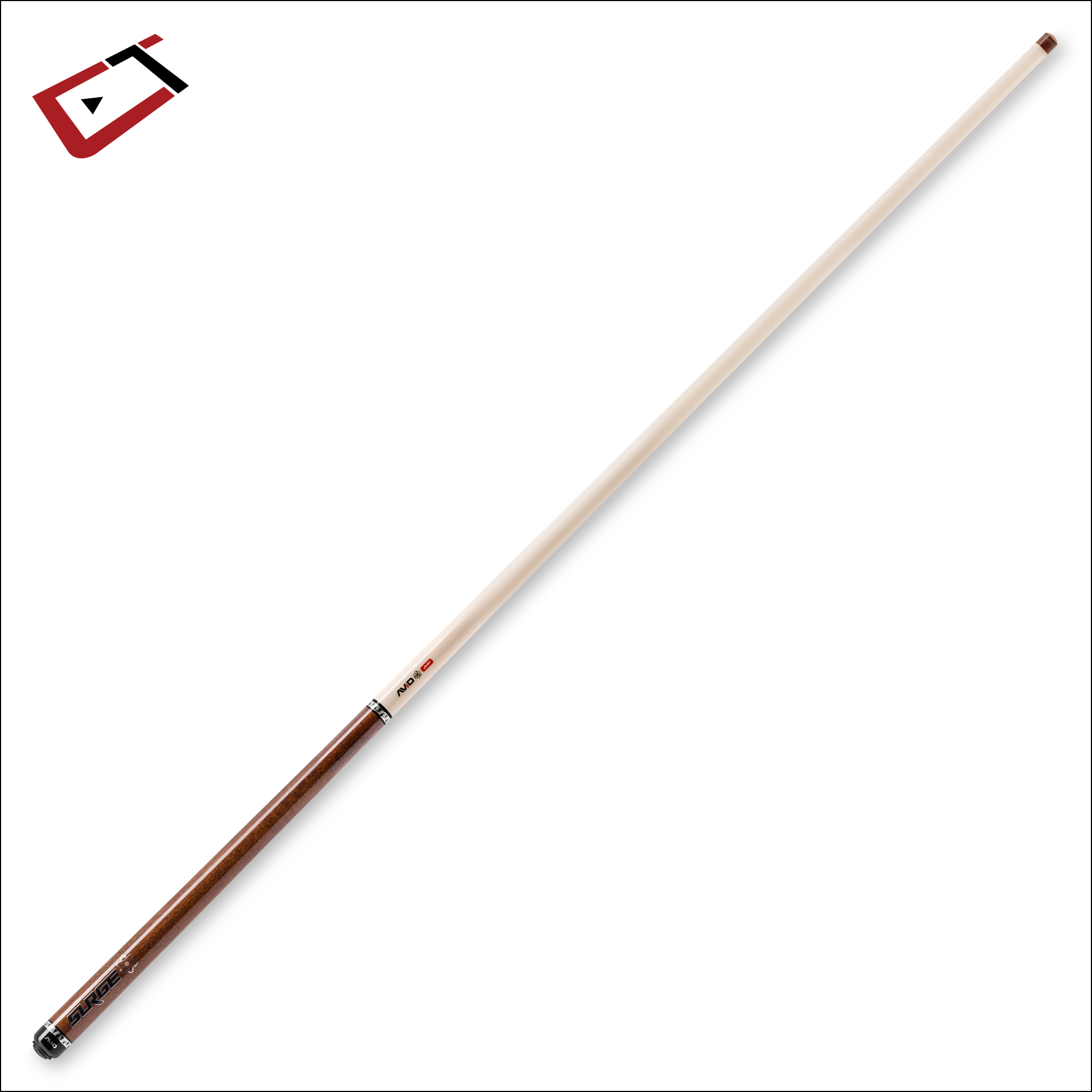 cuetec-avid-surge-jump-cue-brown-stain-ahorn image 2