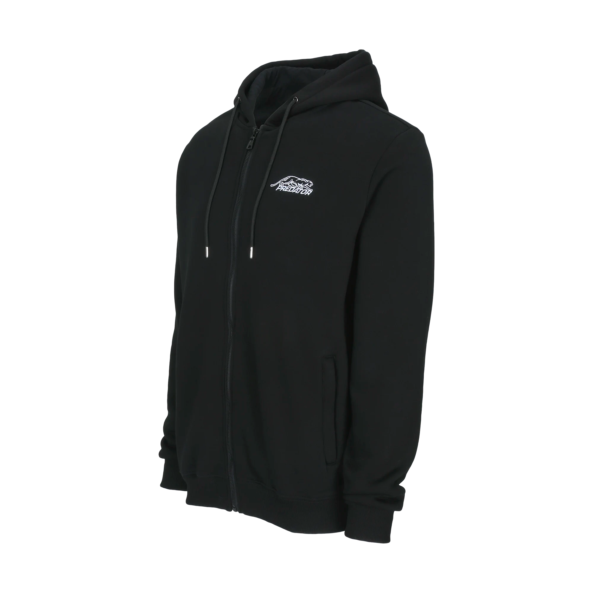 predator-one-zip-up-hoodie-kapuzenjacke-schwarz-baumwolle image 1