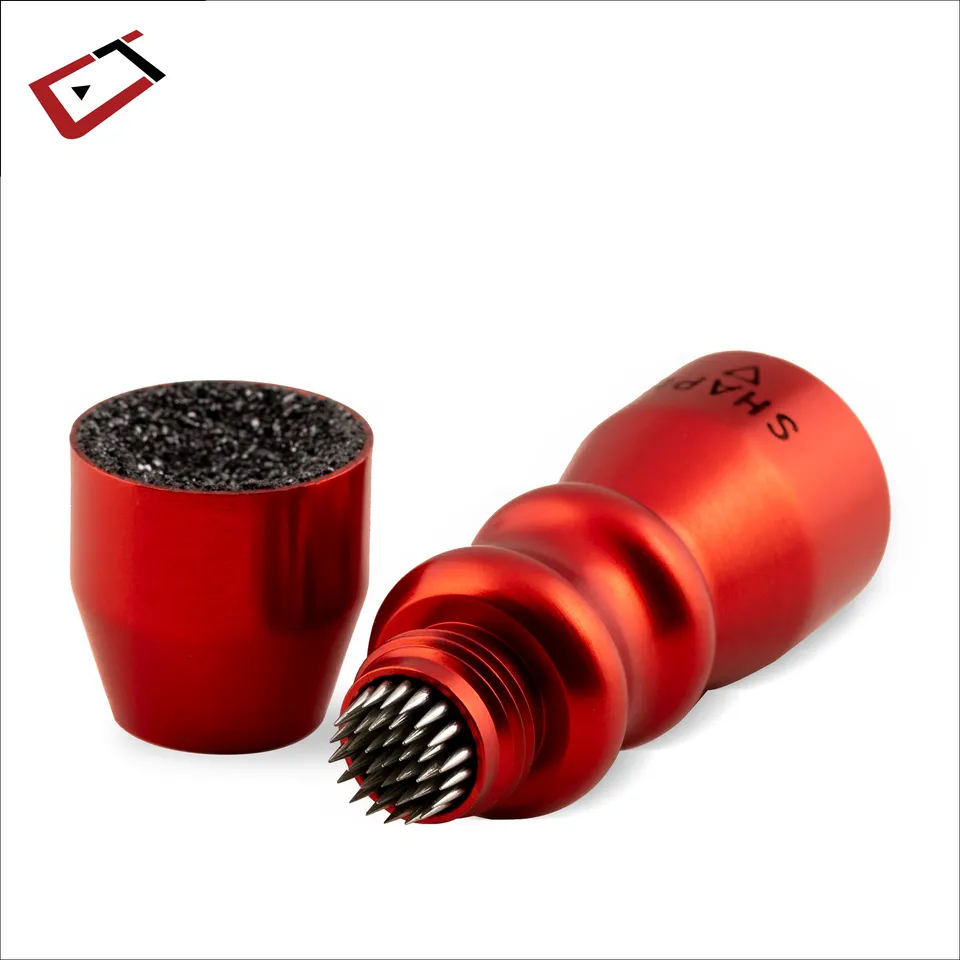 cuetec-kintrol-bowtie-tip-tool-pomeranzenformer-rubinrot image 1