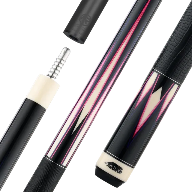 predator-true-splice-16-poolqueue-ebony-lila-pink-leder image 1