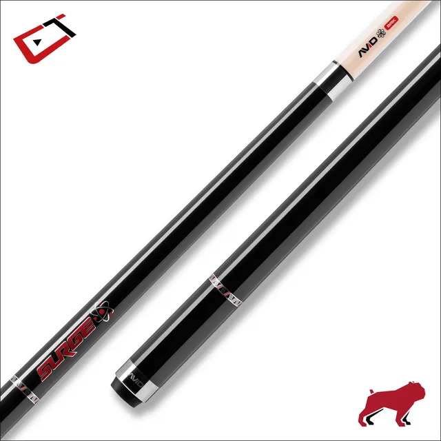 cuetec-avid-surge-break-queue-black-crimson image 1