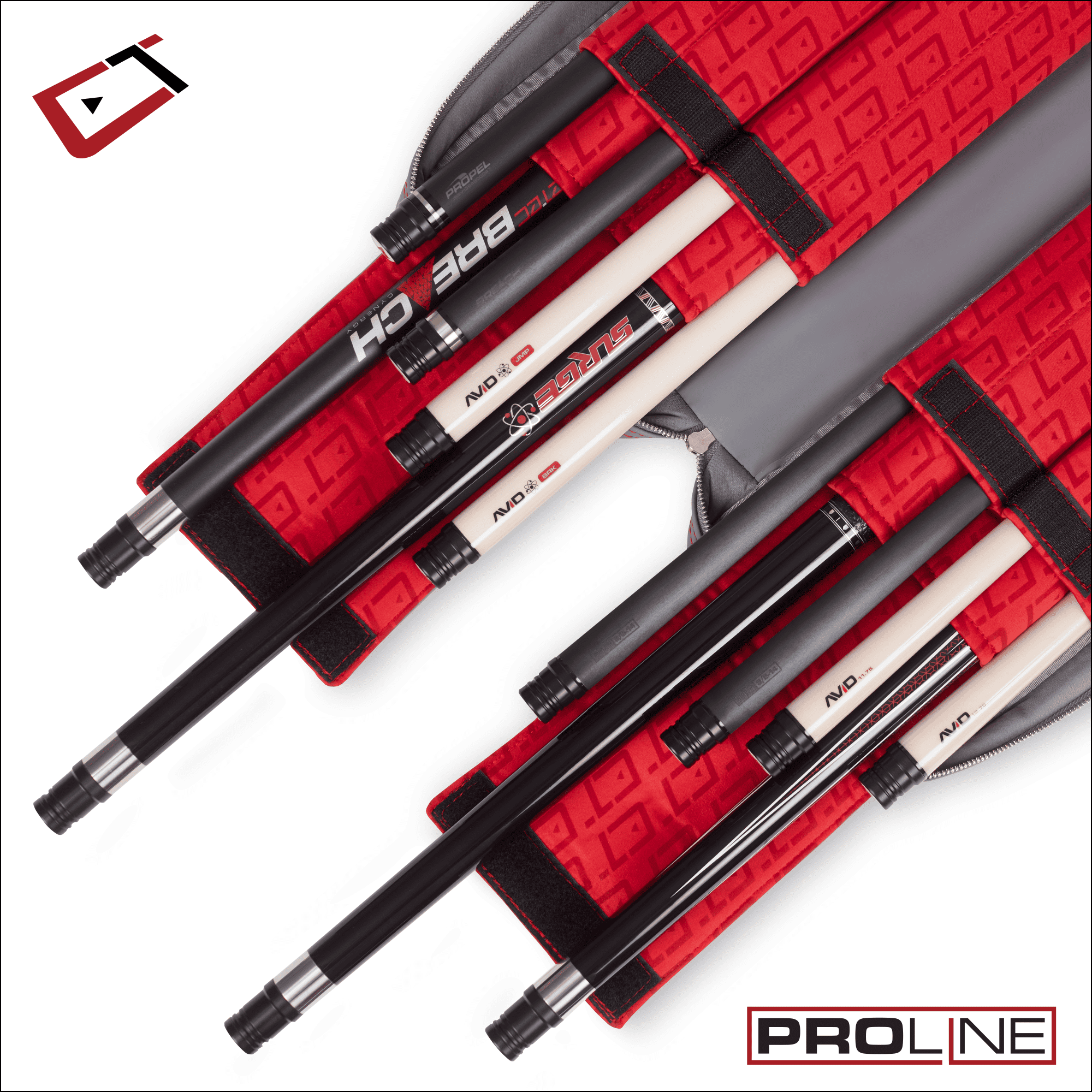 cuetec-pro-line-gray-4x8-soft-case-billardtasche image 7
