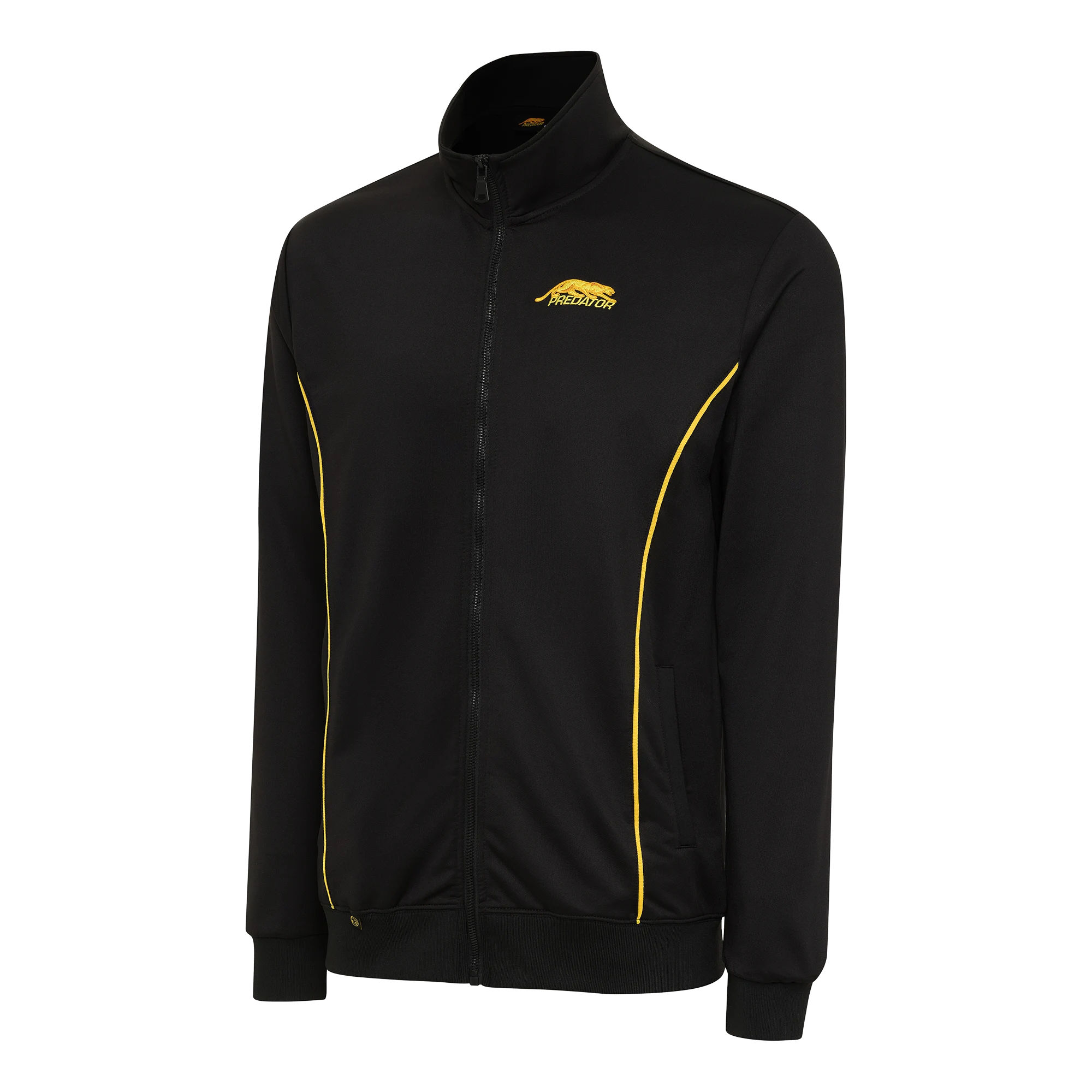 predator-one-zip-jacke-schwarz-gelb-gr-l image 1