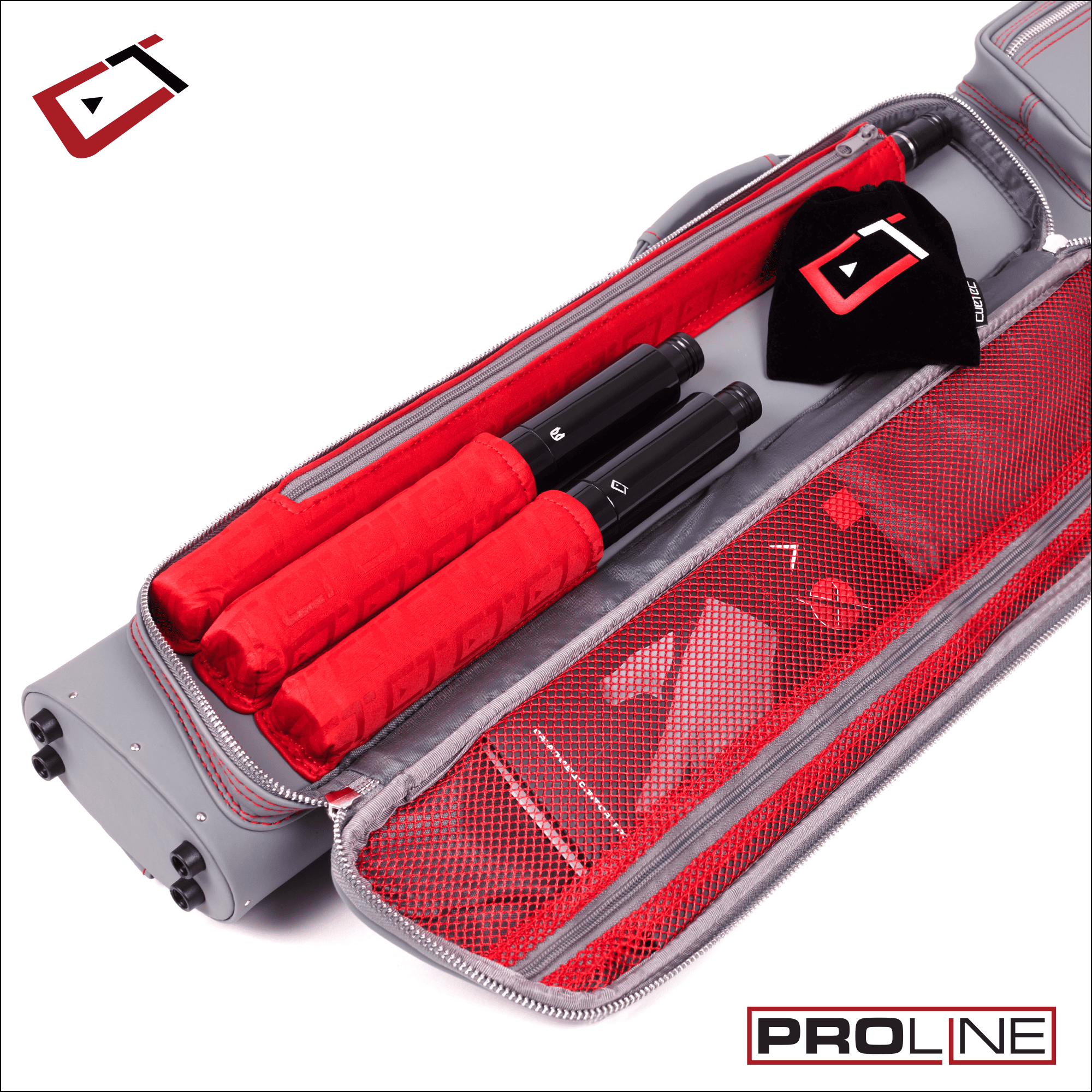 cuetec-pro-line-gray-2x4-hard-case-billardkoffer image 4