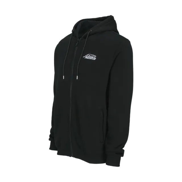 predator-one-zip-up-hoodie-kapuzenjacke-schwarz-baumwolle image 1