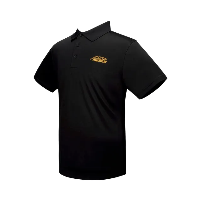 predator-one-quick-dry-polo-schwarz-billard-shirt image 1