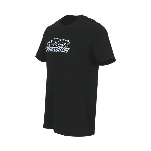 predator-one-outline-logo-t-shirt-schwarz-baumwolle-l image 1